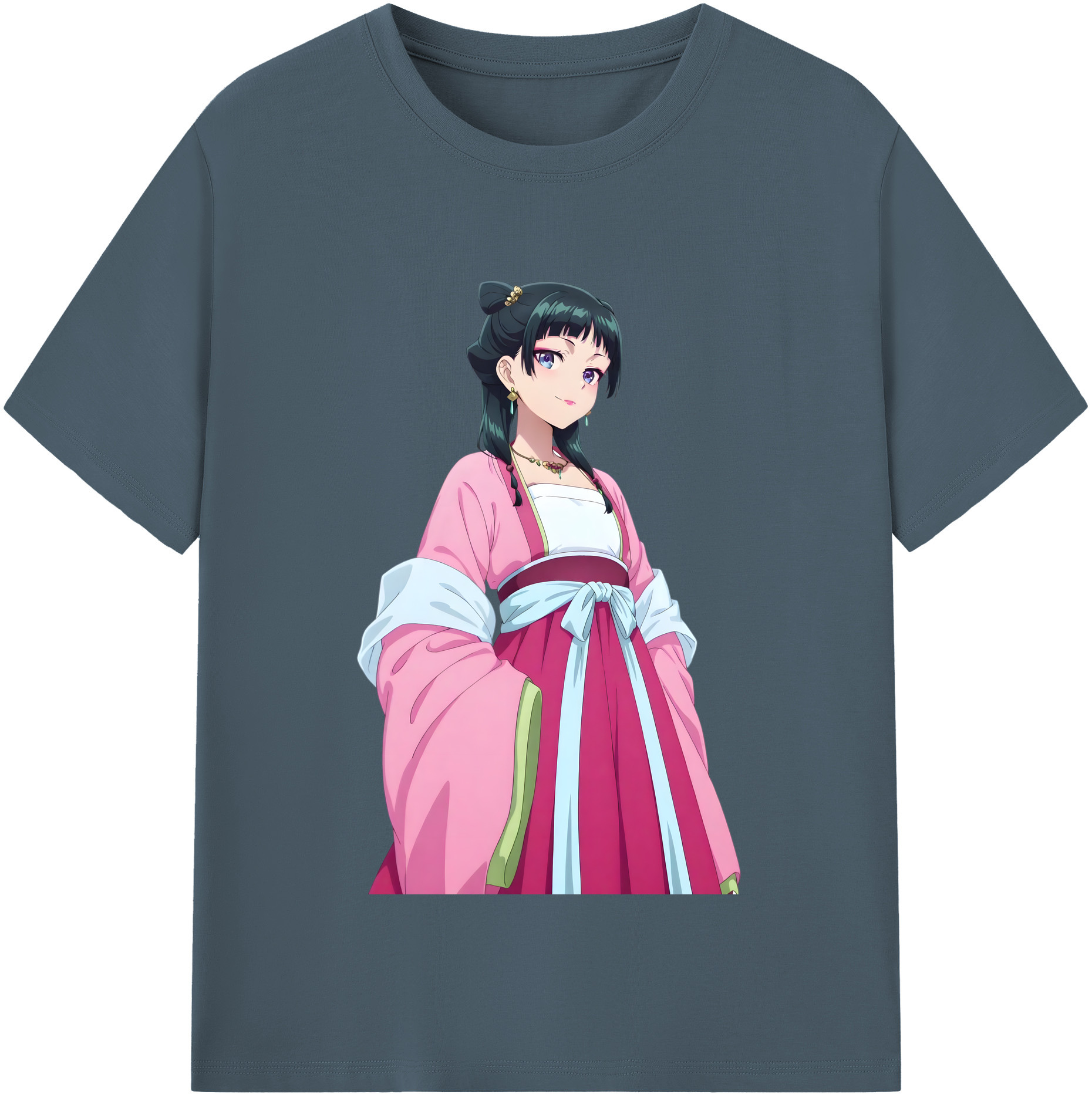 （画像用） 薬屋のひとりごと The Apothecary Diaries 綿100％半袖Tシャツ（フロントプリント）